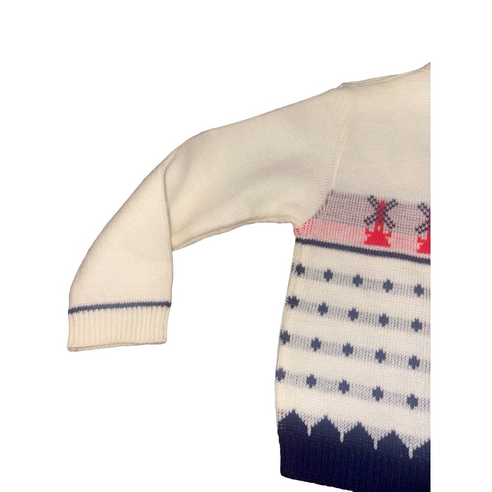 Vintage 1970's Lyttle Angel Originals Windmill Sweater Cottage Core 3-6M Boy - Picture 9 of 13